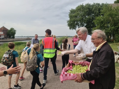 Avondvierdaagse langs de aanloophaven
