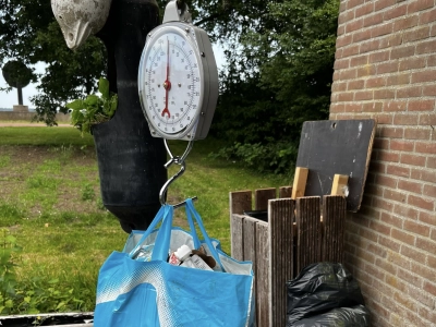 60 kilo afval uit de Aanloophaven